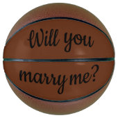 Wil je met me trouwen? basketbal (Voorkant)