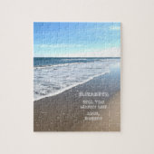 Wil je met me trouwen Beach voorstel puzzel (Verticaal)