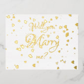Wil je met me trouwen briefkaart Uitnodiging? (Voorkant)