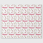 Wil je met me trouwen? cadeaupapier (Vlak)