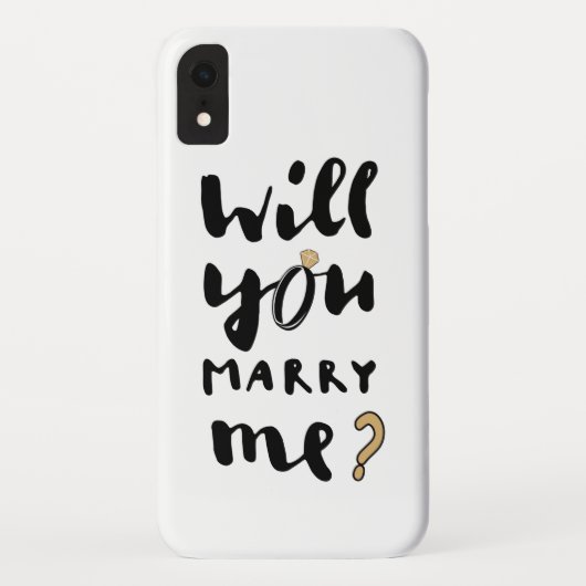 Wil je met me trouwen Case-Mate iPhone case (Achterkant)