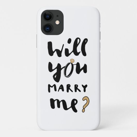 Wil je met me trouwen Case-Mate iPhone case (Achterkant)