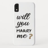 Wil je met me trouwen? Case-Mate iPhone case (Achterkant)
