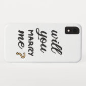 Wil je met me trouwen? Case-Mate iPhone case (Achterkant (horizontaal))