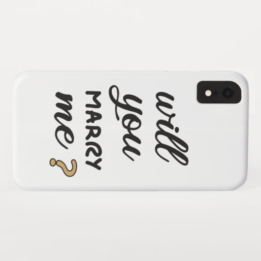 Wil je met me trouwen? Case-Mate iPhone case (Achterkant (horizontaal))