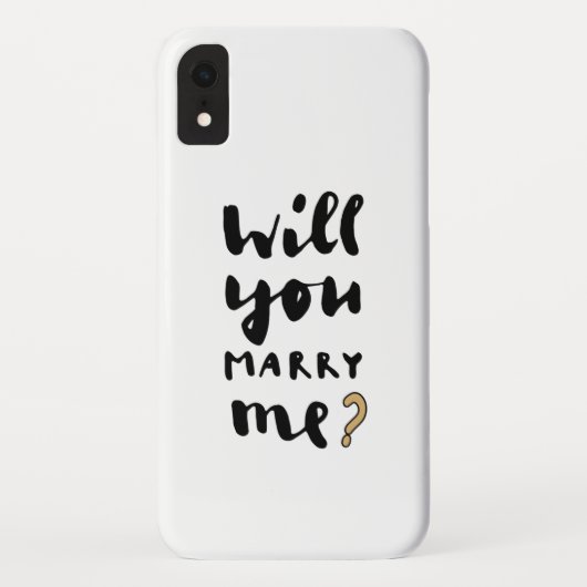 Wil je met me trouwen? Case-Mate iPhone case (Achterkant)