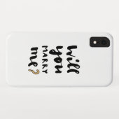 Wil je met me trouwen? Case-Mate iPhone case (Achterkant (horizontaal))