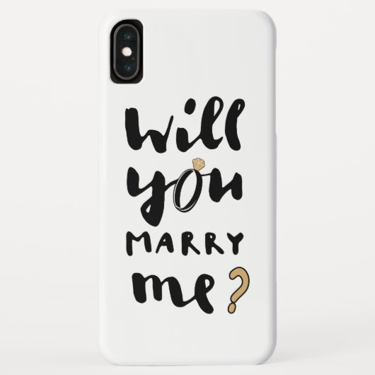 Wil je met me trouwen Case-Mate iPhone case (Achterkant)