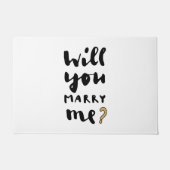 Wil je met me trouwen? deurmat (Voorkant)