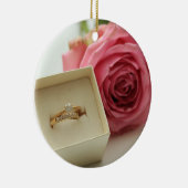 Wil je met me trouwen? Diamanten ring ornament (Rechts)