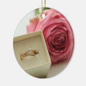 Wil je met me trouwen? Diamanten ring ornament (Links)