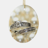 Wil je met me trouwen? Diamanten ring ornament (Rechts)