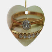 Wil je met me trouwen? Diamanten ring ornament (Rechts)