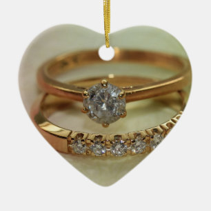 Wil je met me trouwen? Diamanten ring ornament