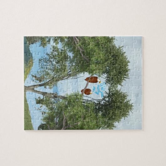 Wil je met me trouwen, Eagles in love, puzzel Legpuzzel (Horizontaal)