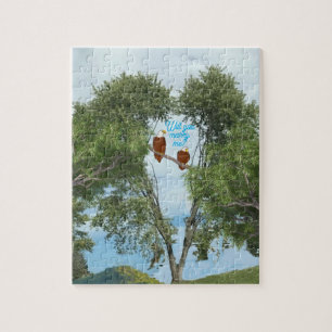 Wil je met me trouwen, Eagles in love, puzzel Legpuzzel