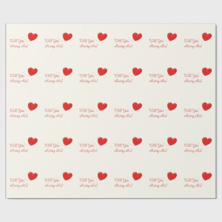 wil je met me trouwen en papier inpakken ?