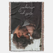 Wil je met me trouwen Foto bruiloft voorstel Deken (Voorkant Verticaal)