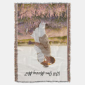 Wil je met me trouwen? Foto voorstel Deken (Voorkant Verticaal)