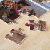 Wil je met me trouwen Fotocollage voorstel verrass Legpuzzel (Zijkant)
