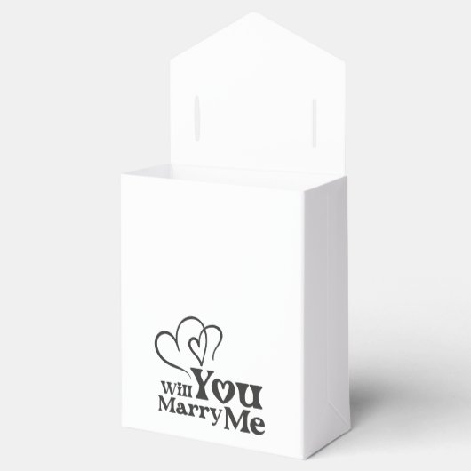 Wil je met me trouwen - Funny Wedding Proposal Bedankdoosjes (Geopend)