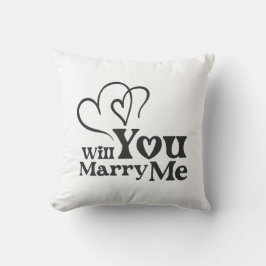 Wil je met me trouwen - Funny Wedding Proposal Kussen