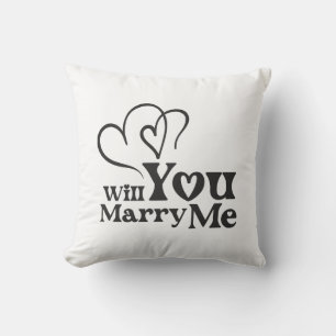 Wil je met me trouwen - Funny Wedding Proposal Kussen