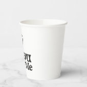 Wil je met me trouwen - Funny Wedding Proposal Papieren Bekers (Links)