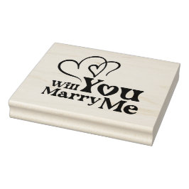 Wil je met me trouwen - Funny Wedding Proposal Rubberstempel