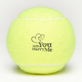 Wil je met me trouwen - Funny Wedding Proposal Tennisballen