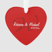 Wil je met me trouwen? Gepersonaliseerd Ornament (achterkant)