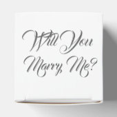 Wil je met me trouwen geschenkdoos bedankdoosjes (Bovenkant)