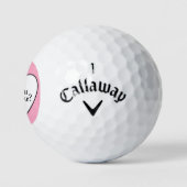 Wil je met me trouwen? golfballen van dalDesignNZ (Logo)