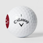 Wil je met me trouwen golfballen van dalDesignNZ (Logo)