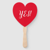 wil je met me trouwen ? handwaaier (Achterkant)