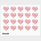 'Wil je met me trouwen?' hart Sticker (Vel)