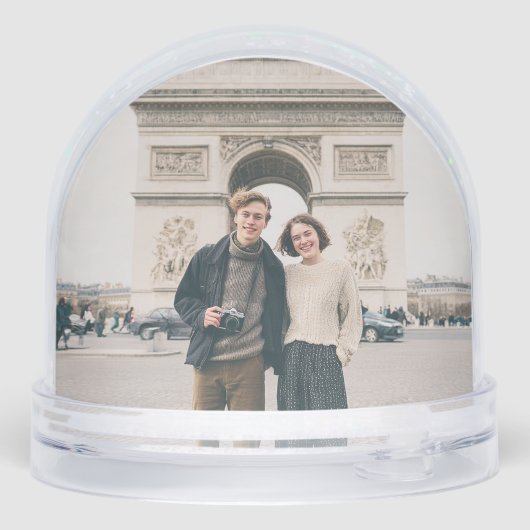 Wil je met me trouwen huwelijksaanzoek foto sneeuwbol (Achterkant)