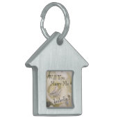 Wil je met me trouwen? Huwelijksaanzoek Hond Label Huisdieren Naamplaatje (Voorkant Links)