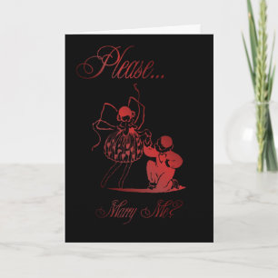 Wil je met me trouwen? huwelijksvoorstel kaart