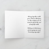 Wil je met me trouwen? huwelijksvoorstel kaart (Binnen)