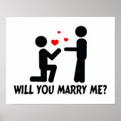 Wil je met me trouwen in Man en Man? Poster (Voorkant)