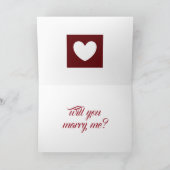 Wil je met me trouwen kaart (Binnen)