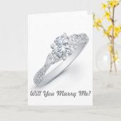 Wil je met me trouwen kaart (Gele Bloem)