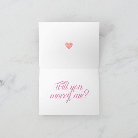 Wil je met me trouwen kaart van dalDesignNZ (Binnen)