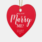 wil je met me trouwen ? keramisch ornament (Links)