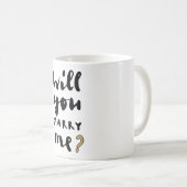 Wil je met me trouwen? koffiemok (Voorkant rechts)