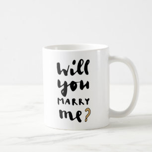 Wil je met me trouwen? koffiemok