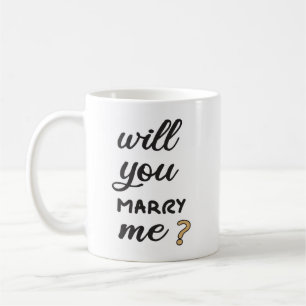 Wil je met me trouwen? koffiemok