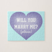 Wil je met me trouwen? legpuzzel (Horizontaal)