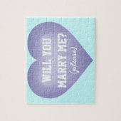 Wil je met me trouwen? legpuzzel (Verticaal)